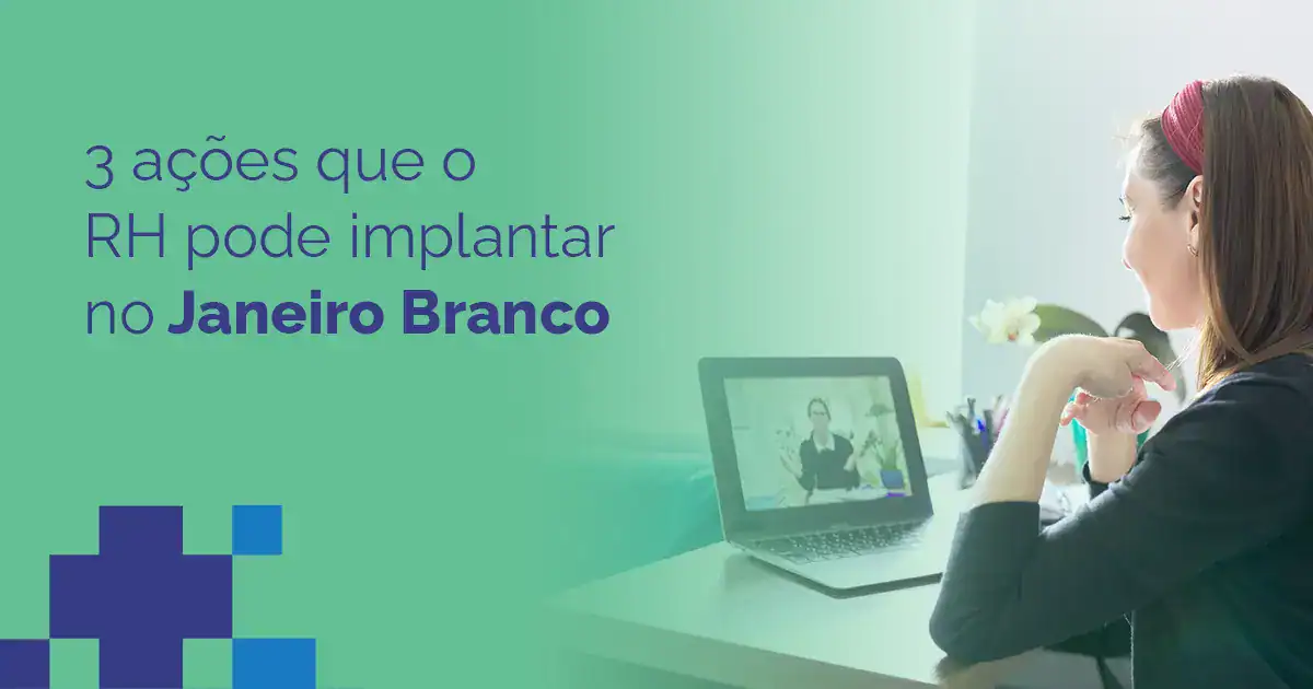 Profissional participando de ação de RH para Janeiro Branco com apoio da Bitcare.